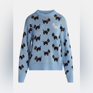 No Boundaries Stranger Things Erica Scottie Dogs Sweater Juniors Size XS (NWT)